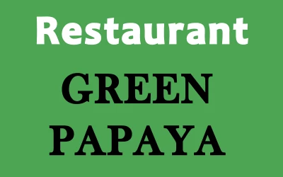 Logo Green Papaya asiatische Spezialitäten & Sushi Lieferservice